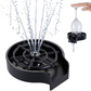 Glass Rinser Bottle Washer Kitchen Sink Cup Rinser Faucet Glass Washer Cleaner Attachment Accessory For Bar Sink Matte Black