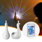 Peacock Projection Lamp, Wall Light with Remote Control