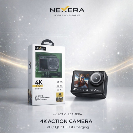 NEXERA 4k Sports Action Camera NX-CAM02