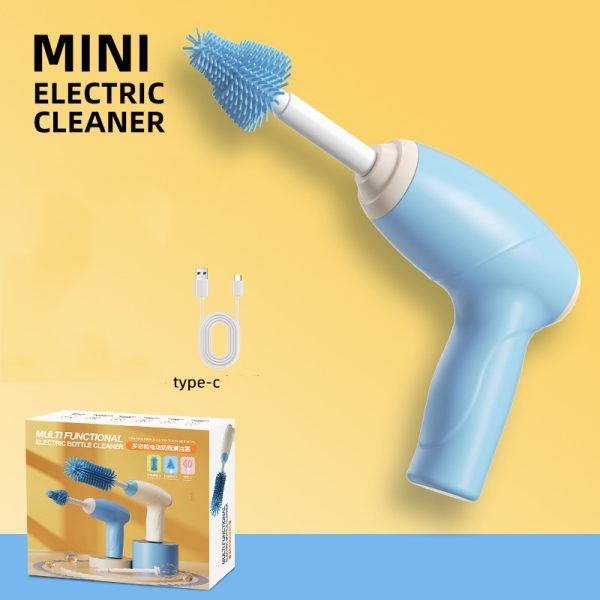 Electric Silicone Baby Bottle Cleaner Brush Set