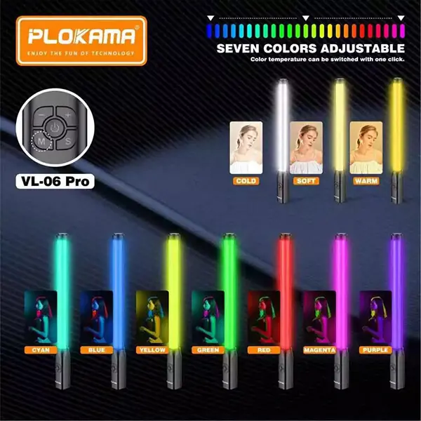 Plokama RGB Stick Lamp Light VL-06 Pro