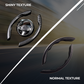 Car carbon fiber steering wheel cover non slip