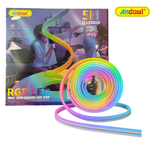 ANDOWL Rgb Neon rope strip lightS 5 METER