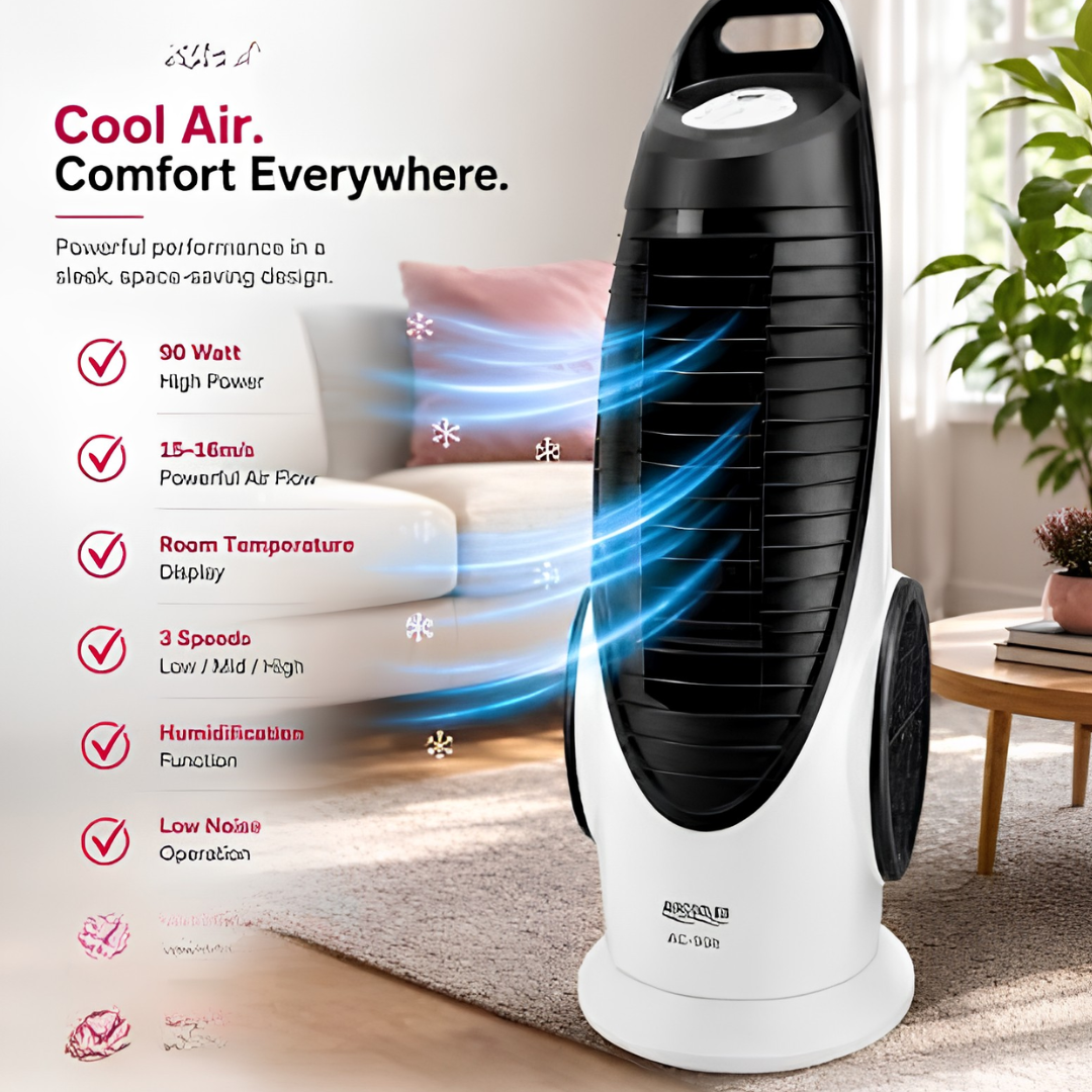 Air Cooler Tower Fan 90W