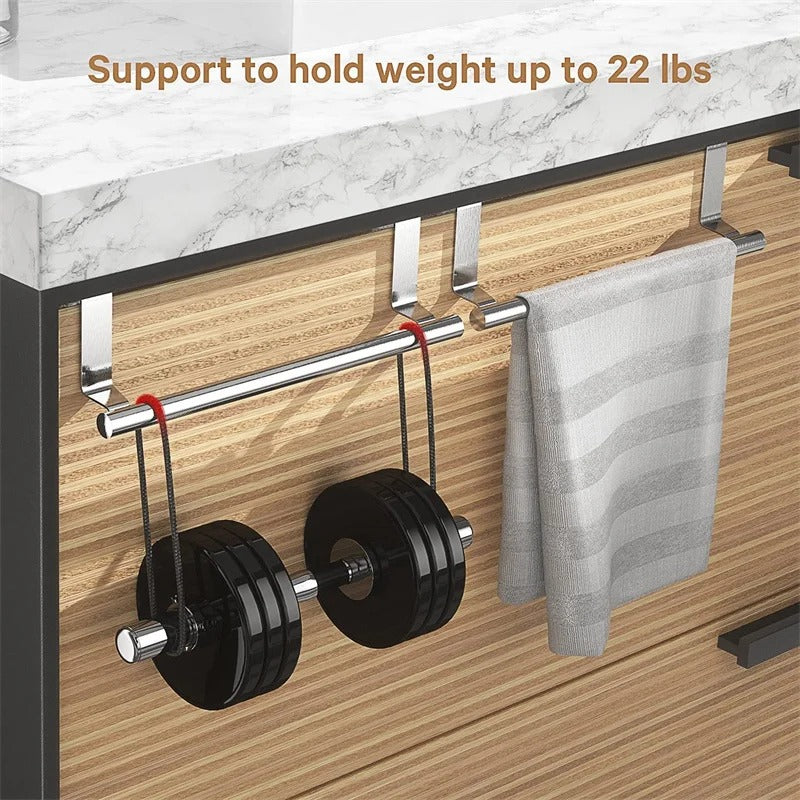 Over Cabinet Door Towel Rack - 1 Pcs