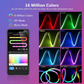 LED Strip Lights Neon Rope Light with Music Sync RGBIC 5M
