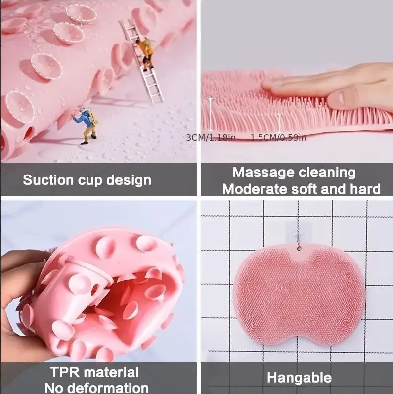 Anti-Slip Pad Bathroom Foot & Back Massage