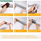 1 Roll Net tape Self-Adhesive Plastic Screen Repair Tape 4.7" x 157" - For Windows, Door Screens, Non-Waterproofing, and Mosquito Net Repair