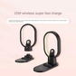 4 in 1 Night Light Wireless Charger for Apple Watch Airpods 15W Fast Charging Station White