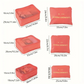 6-Piece Travel Packing Cubes Set – Foldable Luggage Organizer Bags