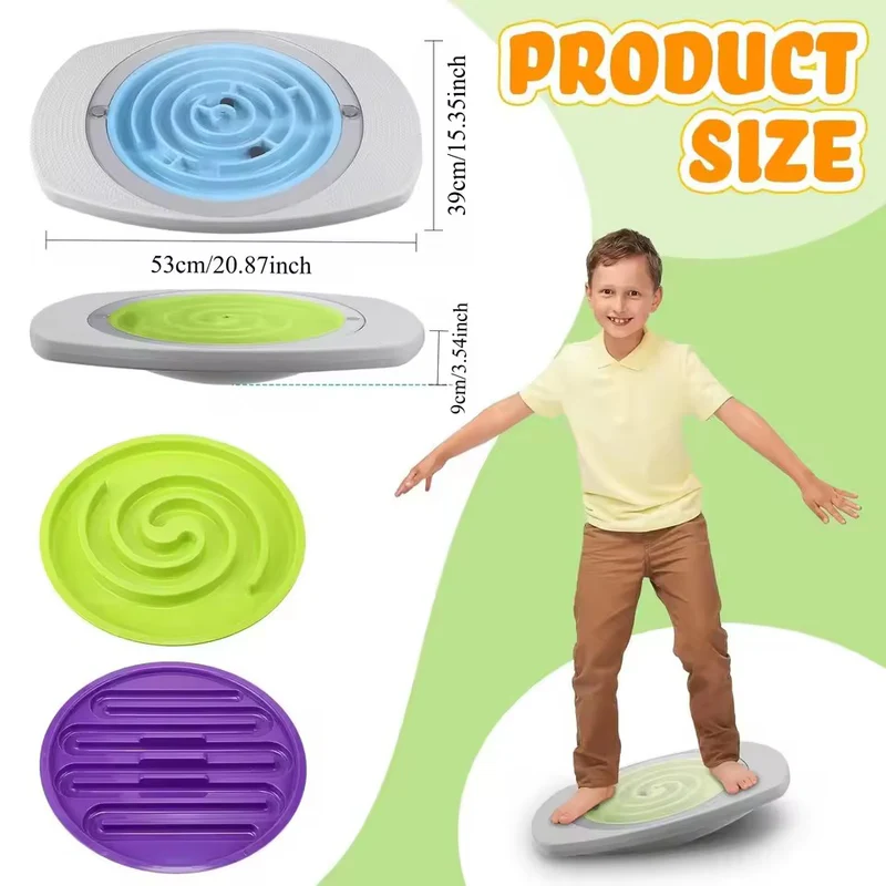 Balance Board with Maze for Kids