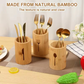 Bamboo Organiser Multi-Slot Utensil