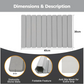 Luxury Foldable Stone Drying Mat Anti Slip Bathroom/Kitcheniuv