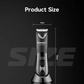 Waterproof Body Groomer With Skin Friendly Blades Kemei Hair Trimmer KM-1840