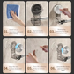 Rotating Retractable Suction Hook Bathroom Hanger Organiser