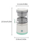 Portable Rechargeable Electric Citrus Juicer Hands-Free