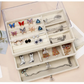 Clear Acrylic Jewelry Organizer Box With 3 Drawers