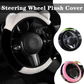 Plush Steering Wheel Cover