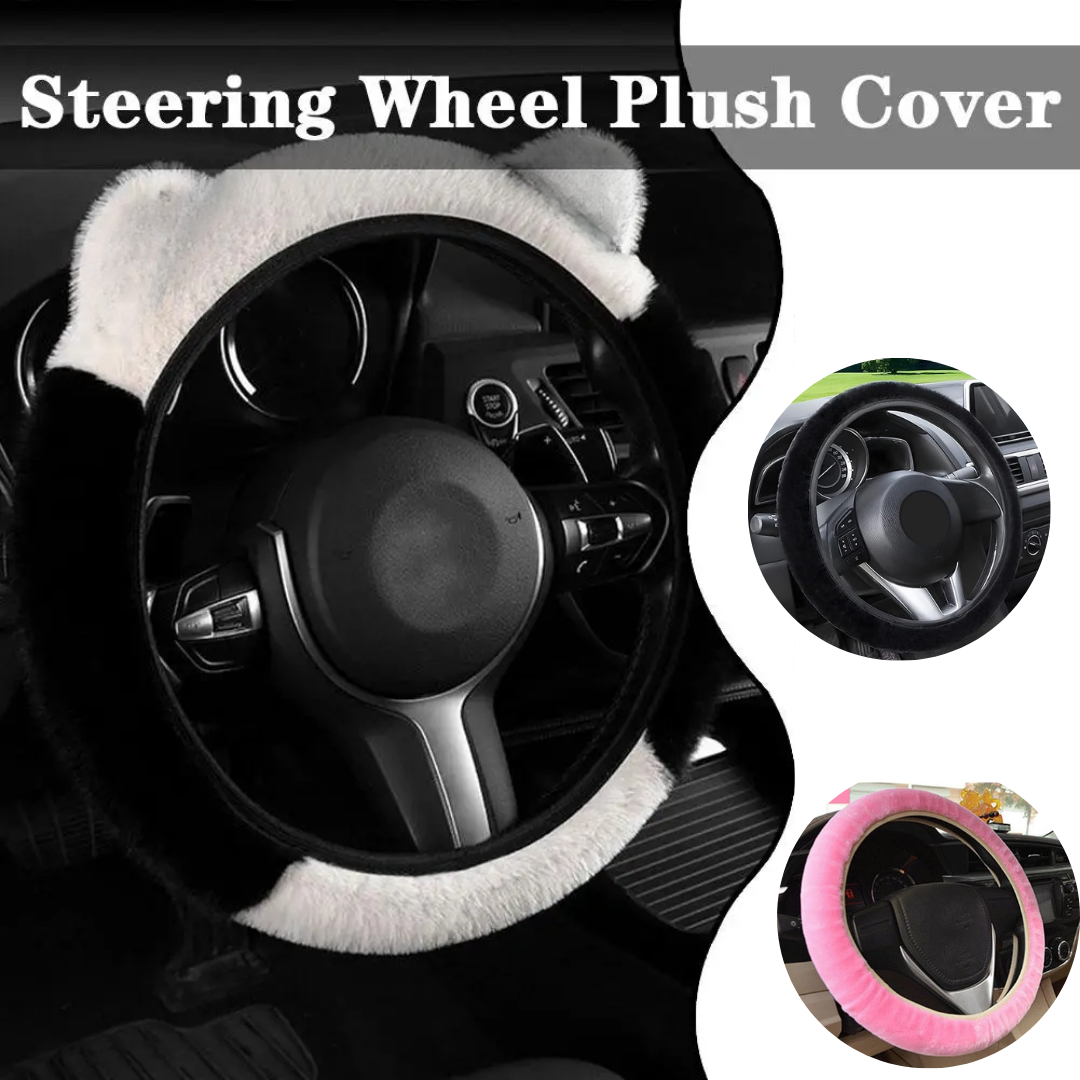 Plush Steering Wheel Cover