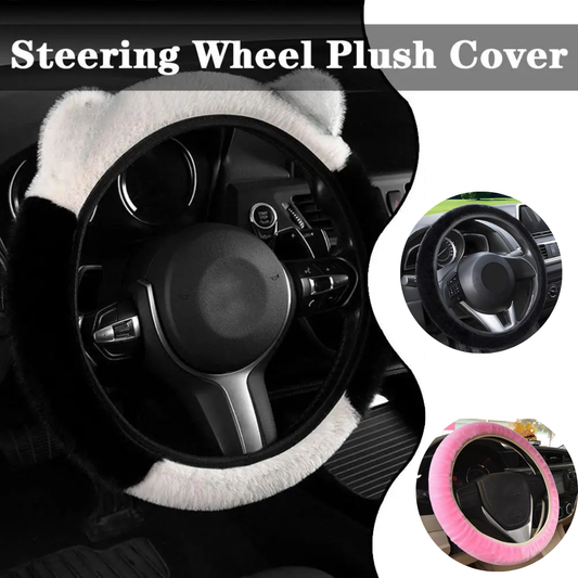 Plush Steering Wheel Cover