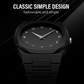 Bold Black Watch Arabic Dial Quartz