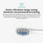 Sonic Electric Toothbrush, USB Rechargeable with 3 Brush Heads & 6 Modes | IPX7 Waterproof for Adults and Kids