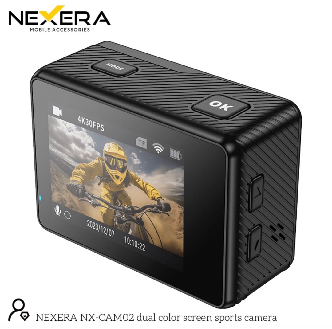 NEXERA 4k Sports Action Camera NX-CAM02