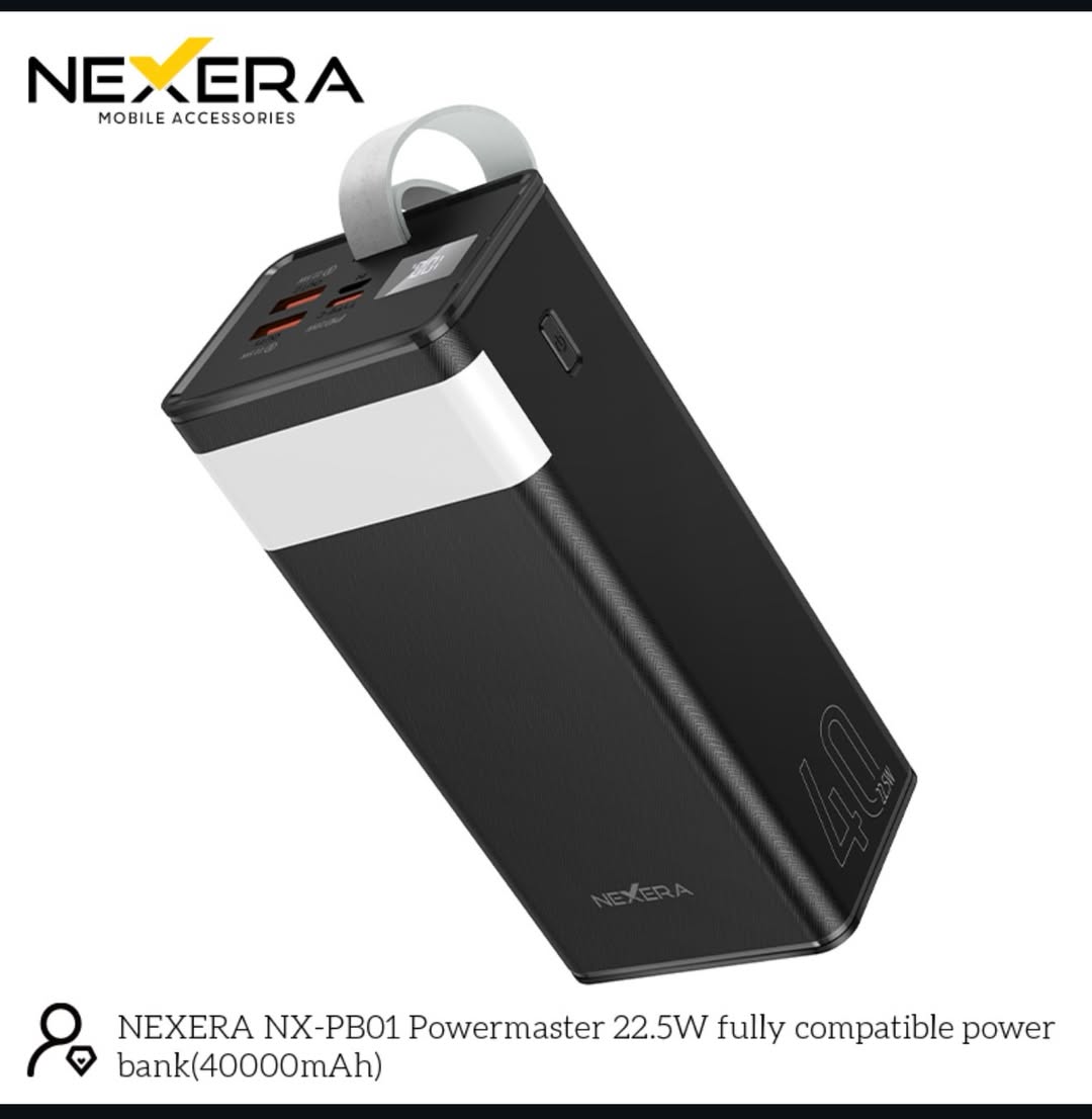 40000MAH 3 Outputs Power Bank With LED Lighting NX-PB01