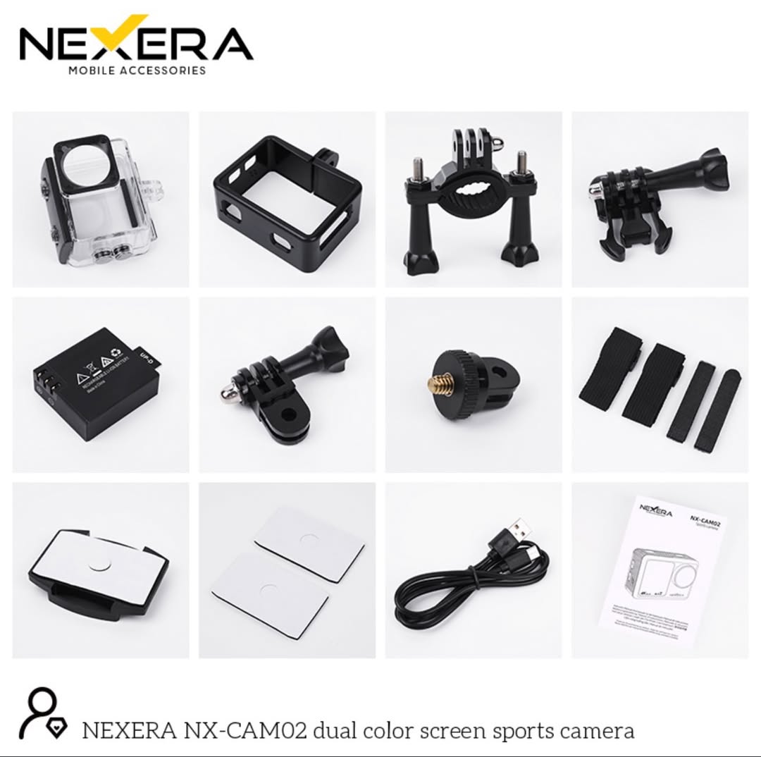 NEXERA 4k Sports Action Camera NX-CAM02