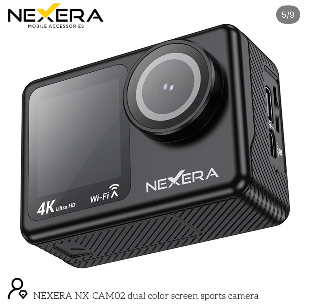 NEXERA 4k Sports Action Camera NX-CAM02