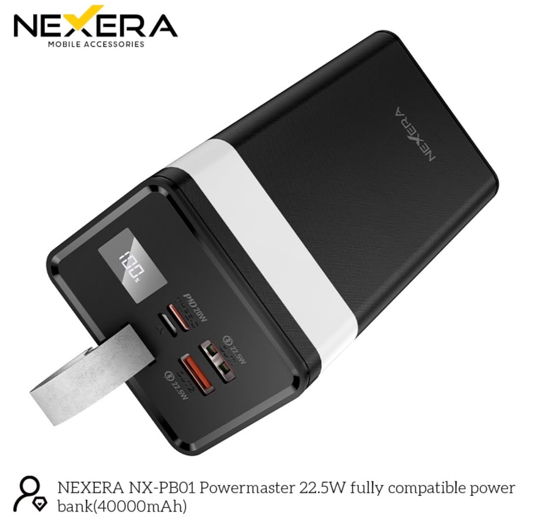 40000MAH 3 Outputs Power Bank With LED Lighting NX-PB01