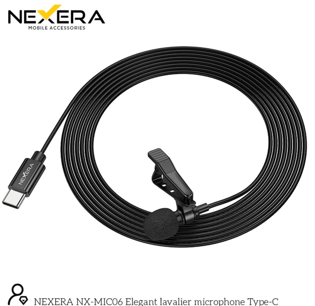 Nexera omnidirectional Lavalier microphone