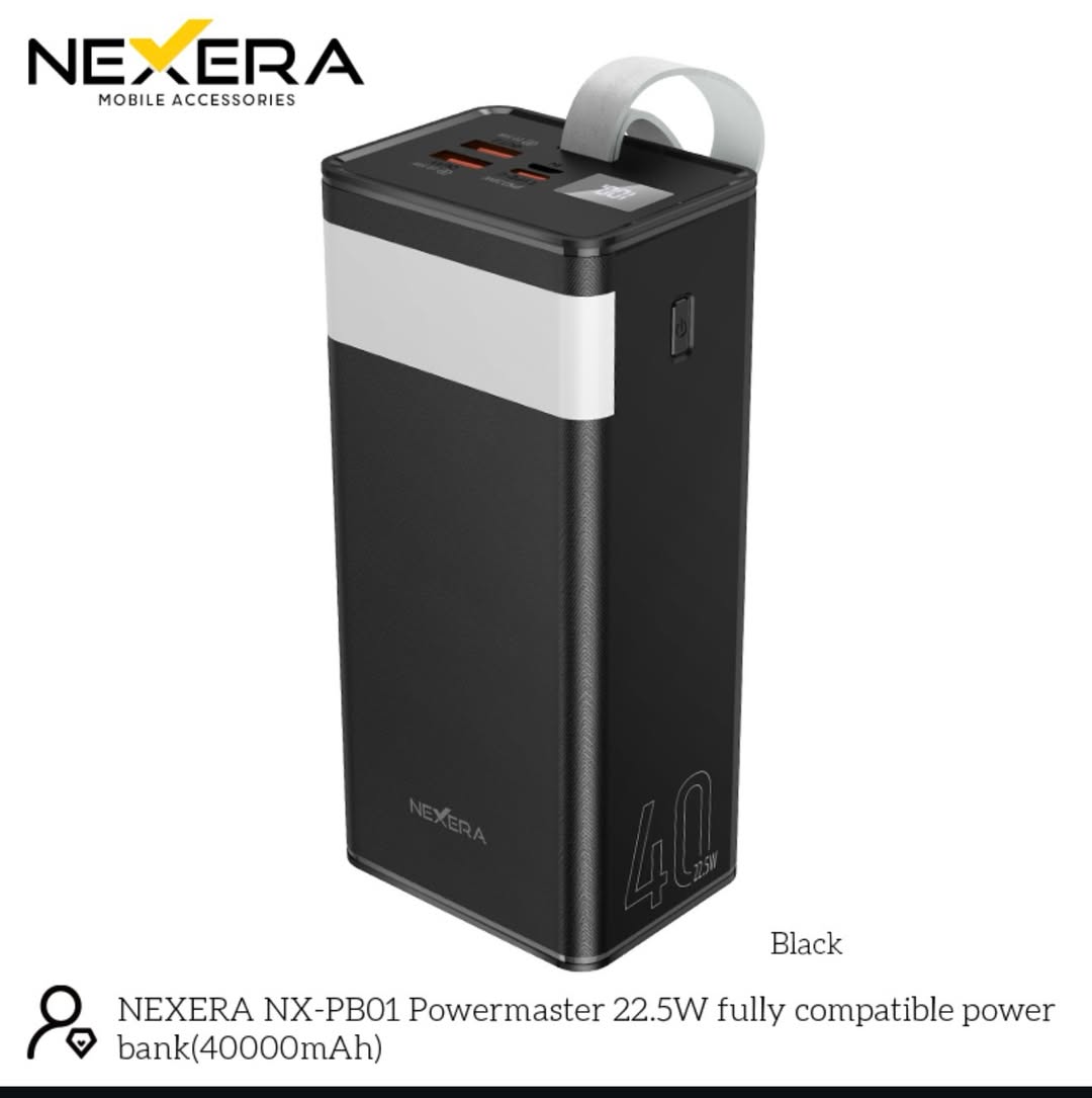 40000MAH 3 Outputs Power Bank With LED Lighting NX-PB01