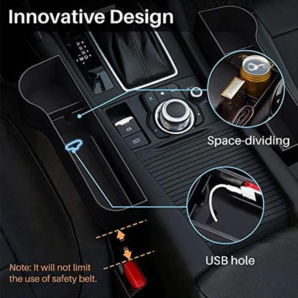 Car Seat Organiser with Cup Holder