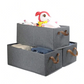 Cationic Steel Frame Storage Box, Foldable Portable Cloth Clothes Organizer Basket