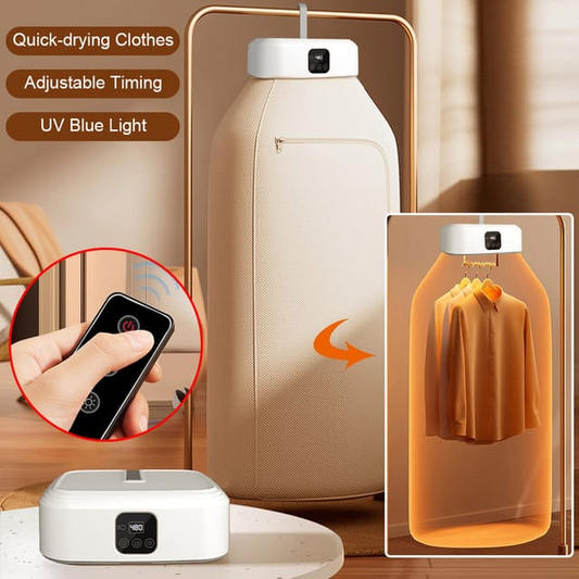 Foldable Electric Clothes Dryer Heater & Sanitizer