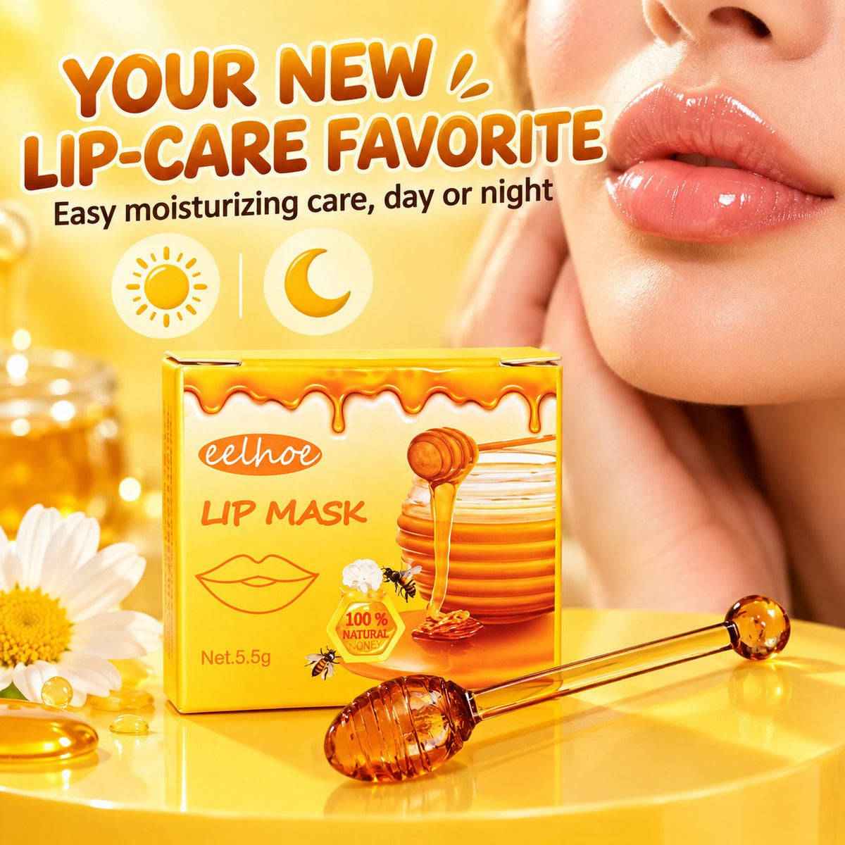 Honey Lip Mask – Moisturizing Care for Soft, Smooth Lips | 5.5g