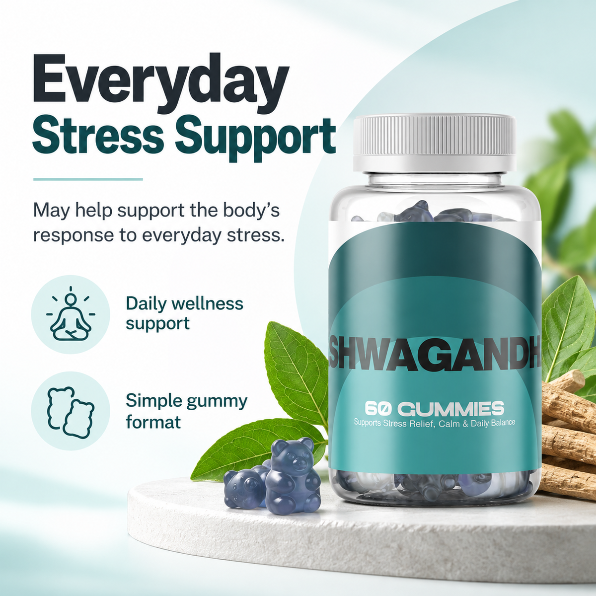 Ashwagandha Gummies everyday stress support