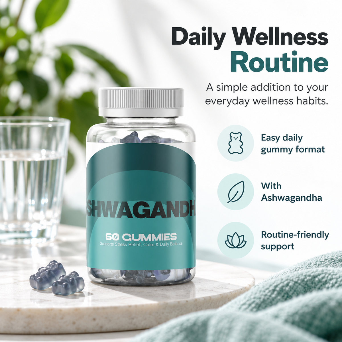 Ashwagandha Gummies daily wellness routine