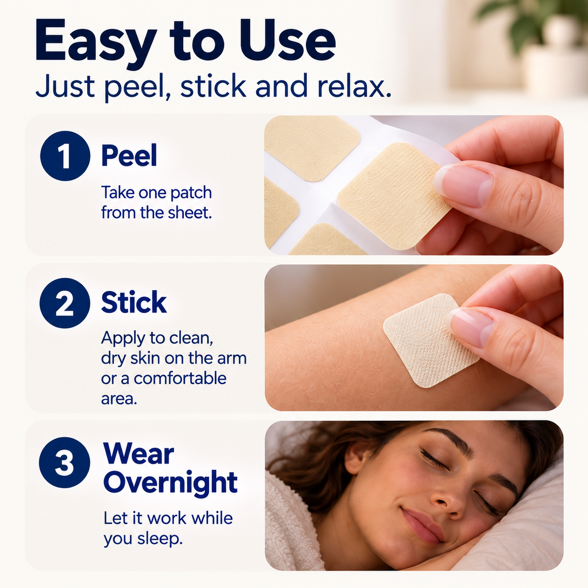 Sleep Patches – Nighttime Rest Support