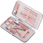 PINK Manicure Set Nail Clippers Tools Household 18Pcs , Tool Kit for Men and Women