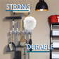 Broom and Mop Holder with 5 Compartments