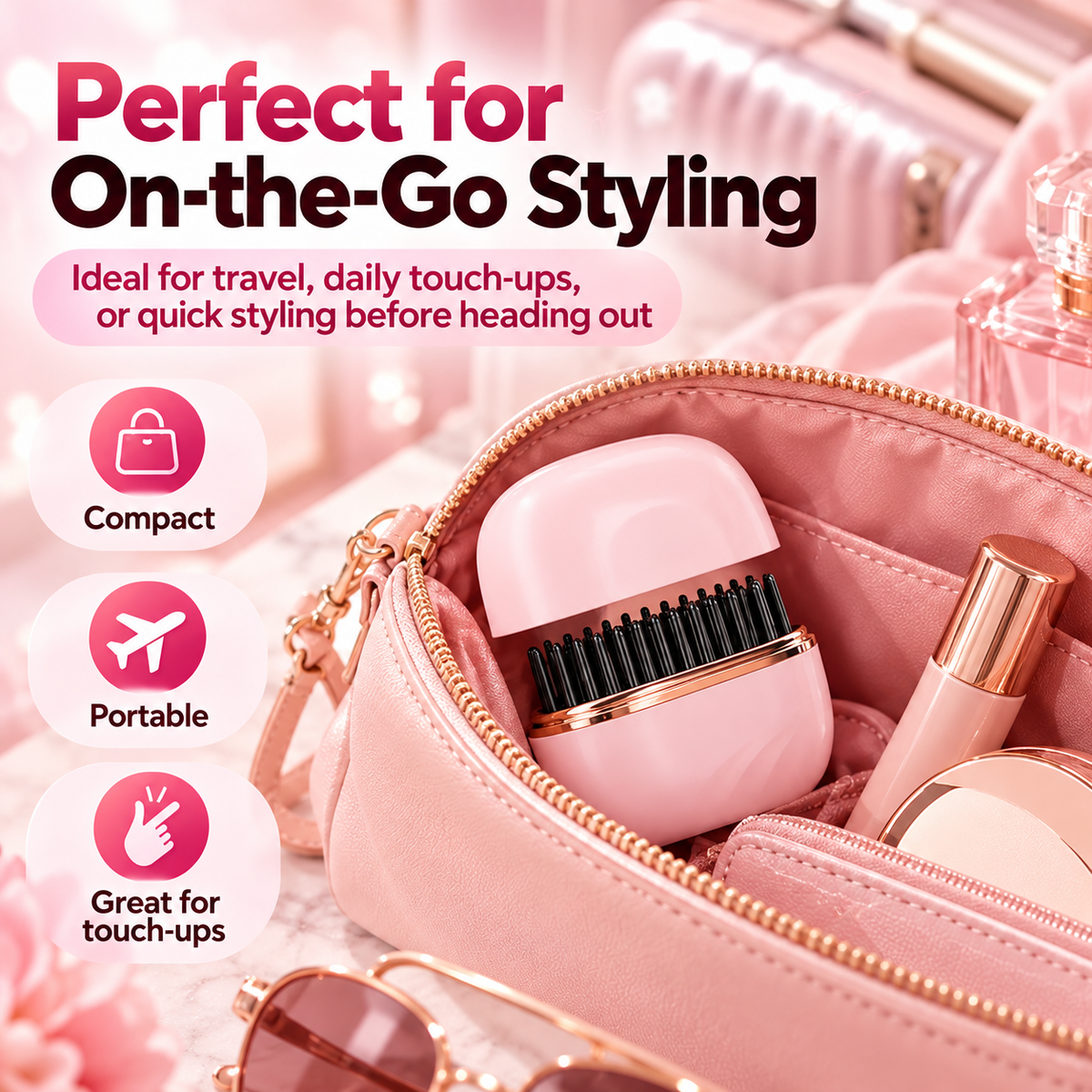 Mini Portable Hair Straightner