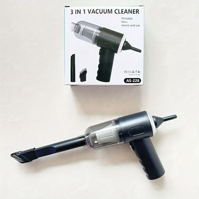 3 in 1 Rechargeable Car Vacuum Cleaner