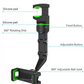 Multifunctional Car Phone Holder Mount, Rearview Mirror Phone Holder for Car, 360 Degree Rotatable