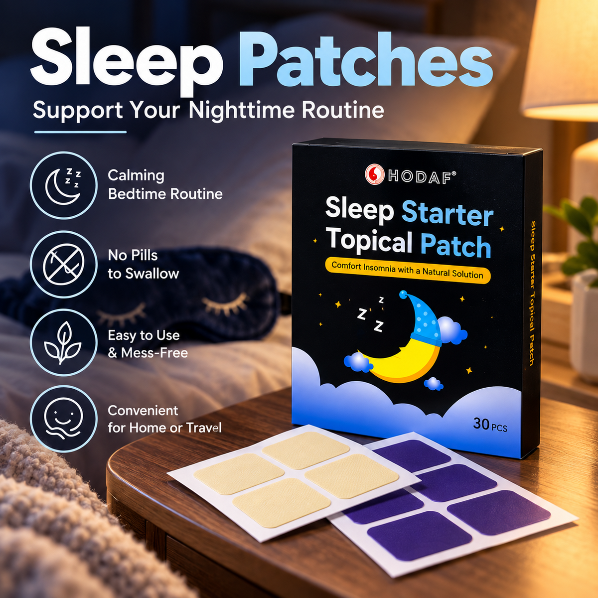 Sleep Patches – Nighttime Rest Support