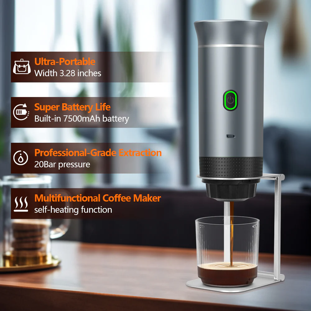 Portable  Wireless  Electric Coffee Machine Maker