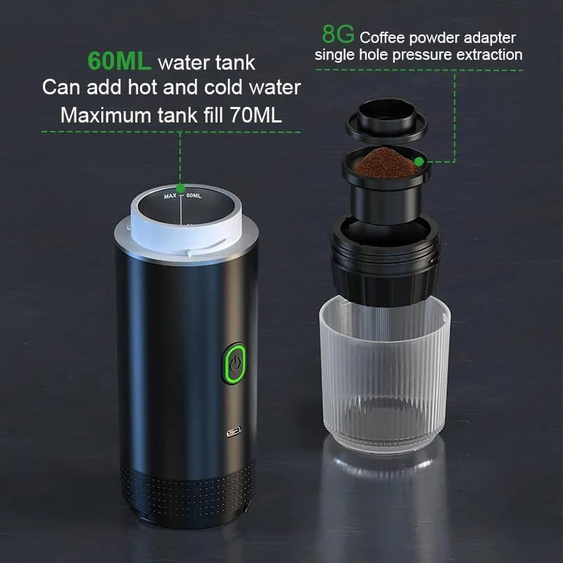 Portable  Wireless  Electric Coffee Machine Maker