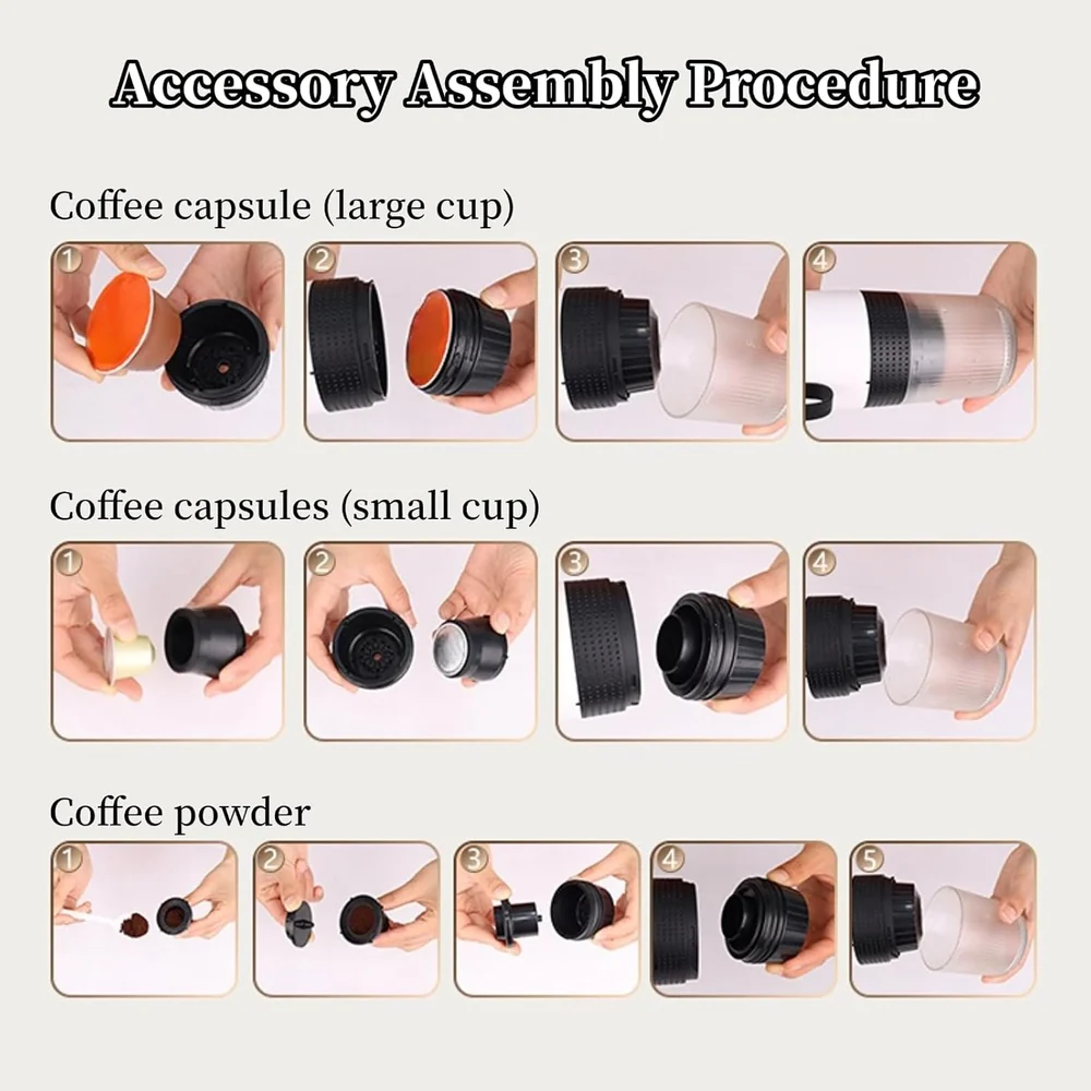 Portable  Wireless  Electric Coffee Machine Maker
