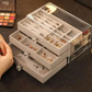 Clear Acrylic Jewelry Organizer Box With 3 Drawers